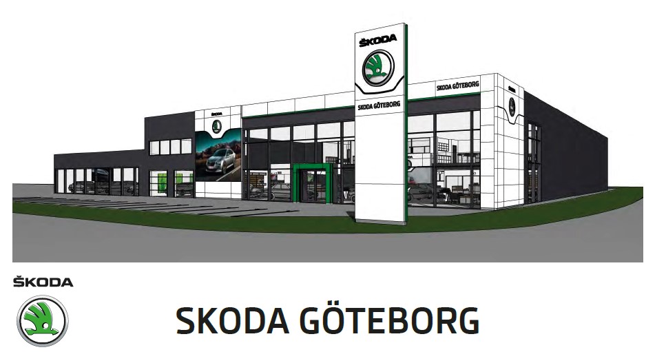Koncepthall för Skoda i Göteborg